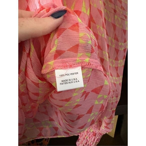 NWT MISA Los Angeles Sienna Top In Pink Size Small $265 MSRP - Picture 7 of 8